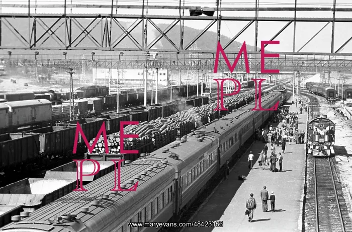 : Tynda railway station, 1982 : Tynda railway station, 1982