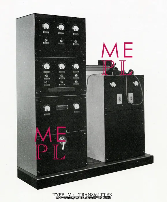 : Type M1 Aerodrome Transmitter, principal features : Type M1 Aerodrome Transmitter, principal features