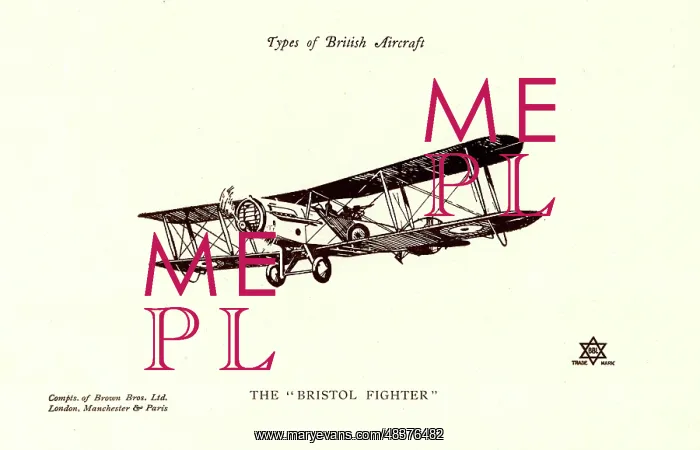  : Types of British Aircraft -- The Bristol Fighter
