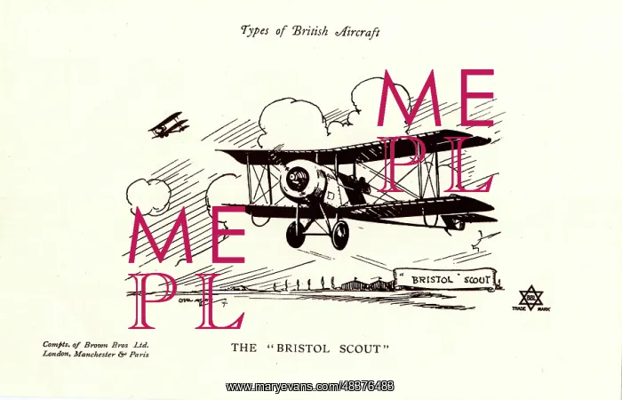  : Types of British Aircraft -- The Bristol Scout