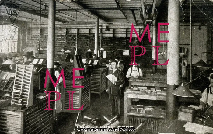 : The Typesetting Department - Lamson Paragon Supply Co. Ltd : The Typesetting Department - Lamson Paragon Supply Co. Ltd