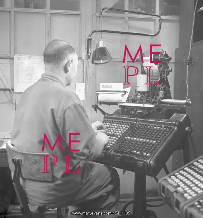  : Typesetting machine