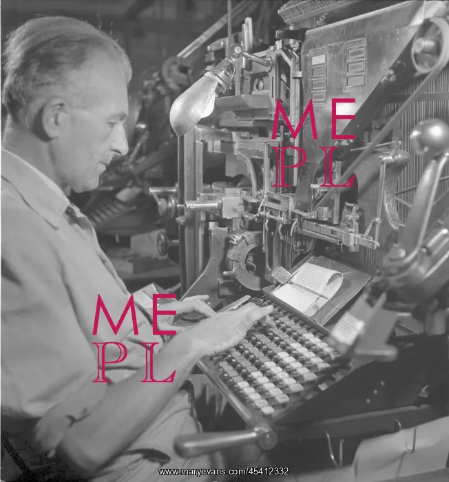  : Typesetting machine