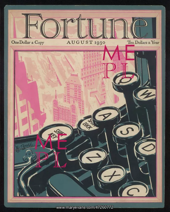  : Typewriter Keys - Fortune