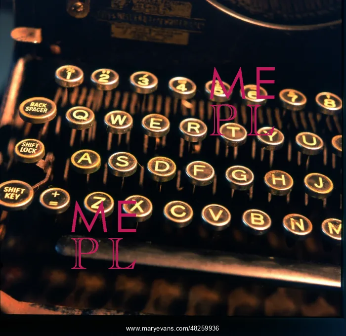  : Typewriter keys Imperial