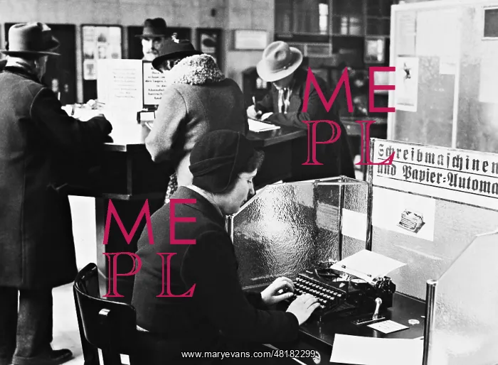 : Typewriters and paper machine, 1936 : Typewriters and paper machine, 1936