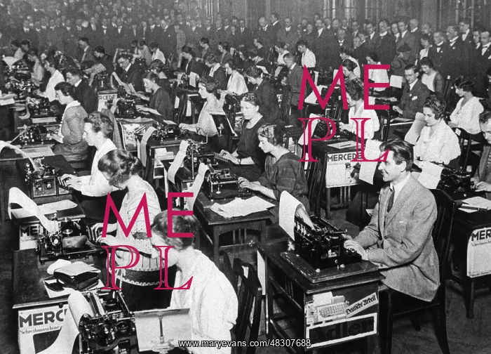 : Typewriting competition in Berlin, 1923 : Typewriting competition in Berlin, 1923