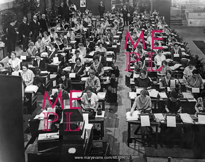 : Typewriting competition in Berlin, 1926 : Typewriting competition in Berlin, 1926