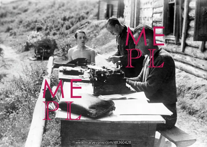  : Typing facility of the Wehrmacht on the Eastern Front, 1941