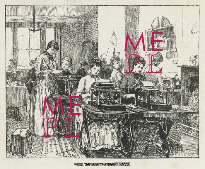 : TYPING POOL, 1889 : TYPING POOL, 1889