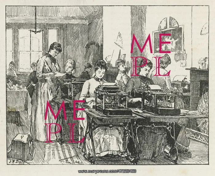 : TYPING POOL, 1889 : TYPING POOL, 1889