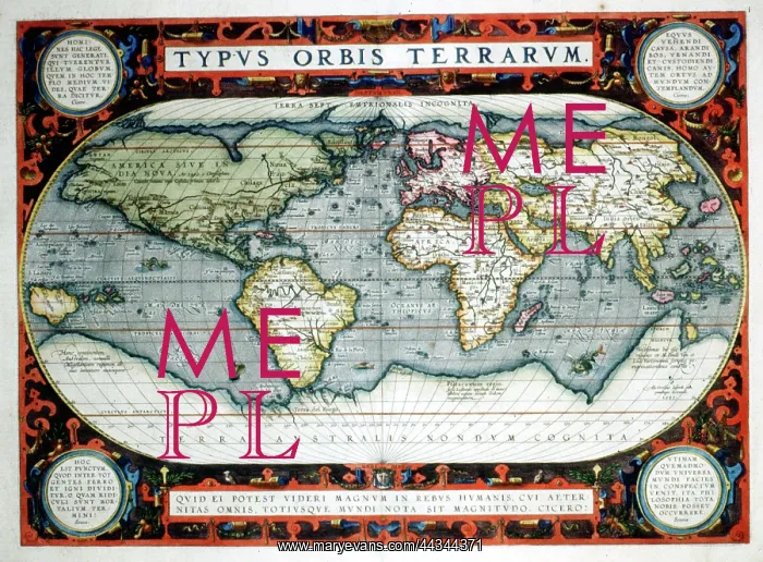  : Typus Orbis Terrarum World Map