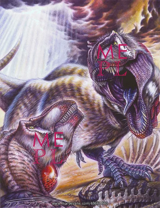 : Tyrannosaurus rex confrontation : Tyrannosaurus rex confrontation