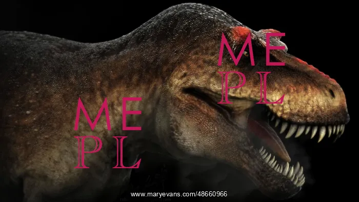 : Tyrannosaurus rex, profile view : Tyrannosaurus rex, profile view
