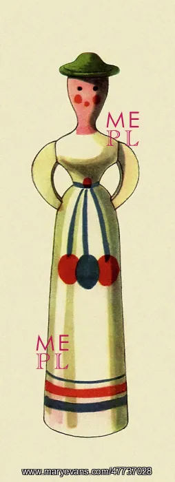 : Three Tyrolka Dolls : Three Tyrolka Dolls