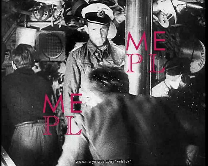 : U-Boat Crew Rushing to Dive Their U-Boat : U-Boat Crew Rushing to Dive Their U-Boat