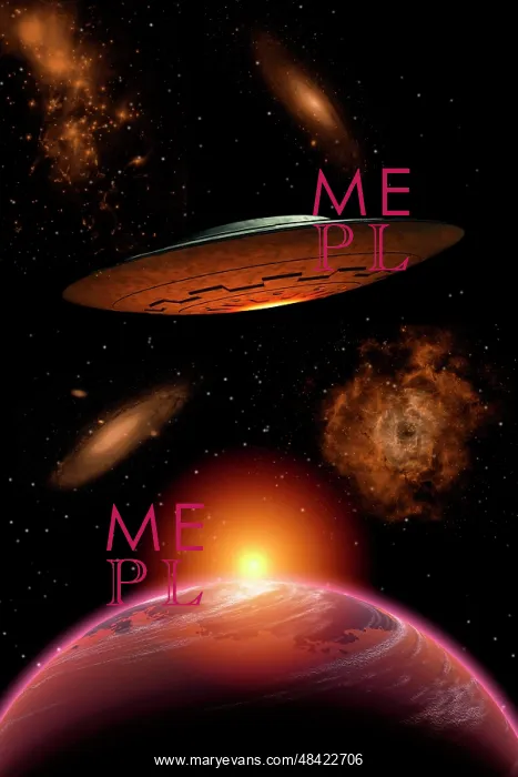: A UFO on its journey through the vastness of our galaxy : A UFO on its journey through the vastness of our galaxy