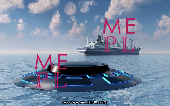 : A UFO surfacing from underwater and following a modern day ? : A UFO surfacing from underwater and following a modern day ?