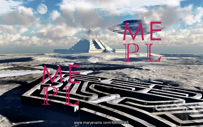: A UFO visiting an ancient city in a remote part : A UFO visiting an ancient city in a remote part