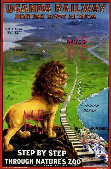 : Uganda Railway poster : Uganda Railway poster