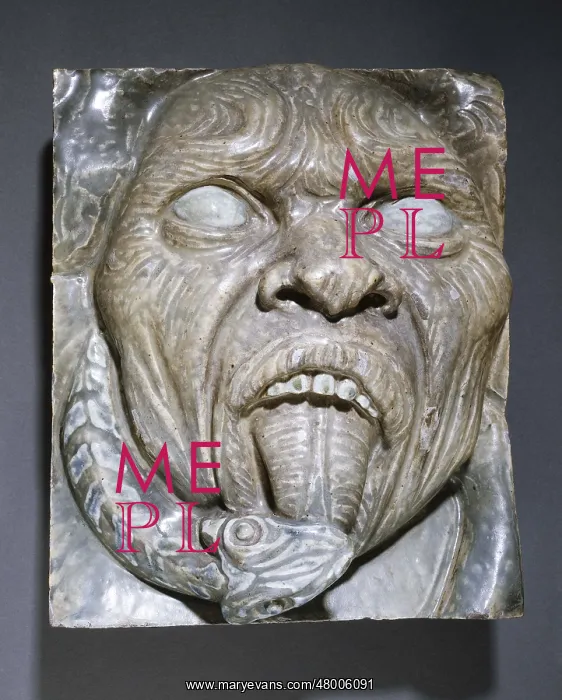 : Ugly mask. Jean-Joseph Carries (1855-1894) : Ugly mask. Jean-Joseph Carries (1855-1894)