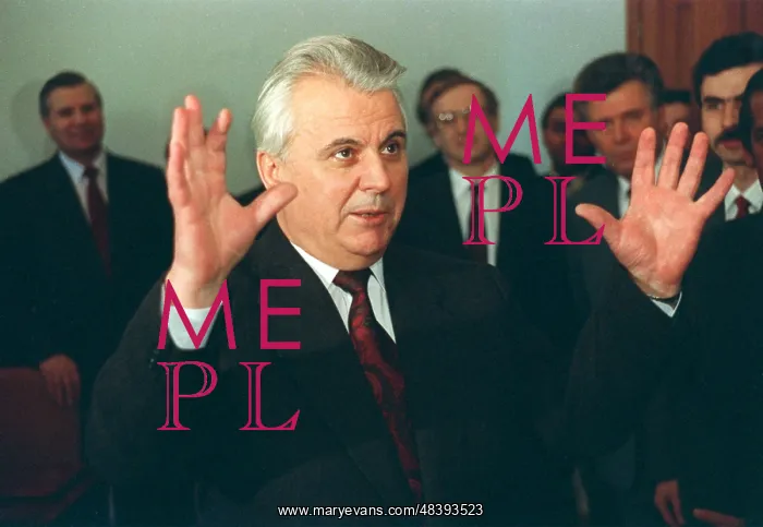  : Ukraine President Leonid Kravchuk at CIS summit