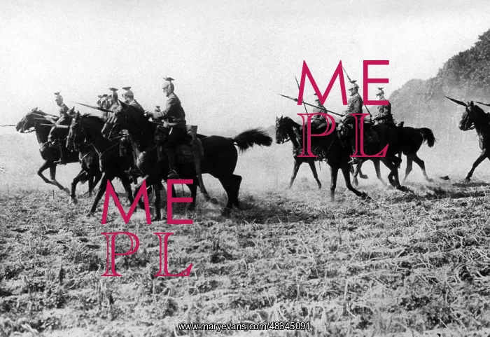 : Ulans advancing, 1915 : Ulans advancing, 1915