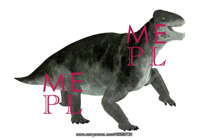 : Ulemosaurus prehistorica animal from the Permian : Ulemosaurus prehistorica animal from the Permian