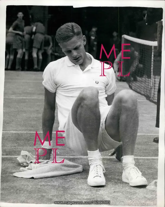 : Ulf Schmidt after tennis match at Wimbledon : Ulf Schmidt after tennis match at Wimbledon
