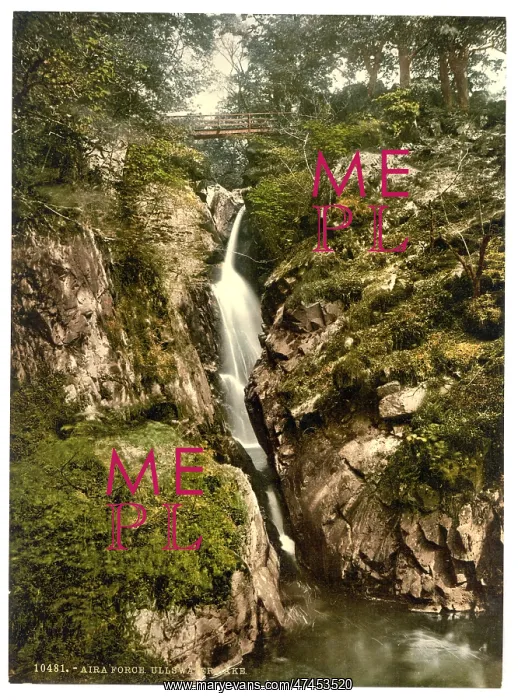 : Ullswater, Aira Force, Lake District, England : Ullswater, Aira Force, Lake District, England