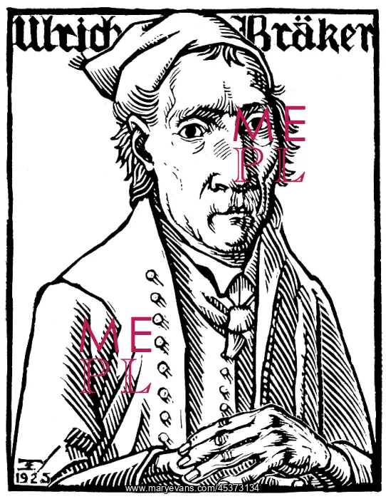 : Ulrich Braker, by Erich Feyerabend : Ulrich Braker, by Erich Feyerabend