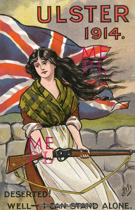 : Ulster 1914 - Patriotic Postcard : Ulster 1914 - Patriotic Postcard
