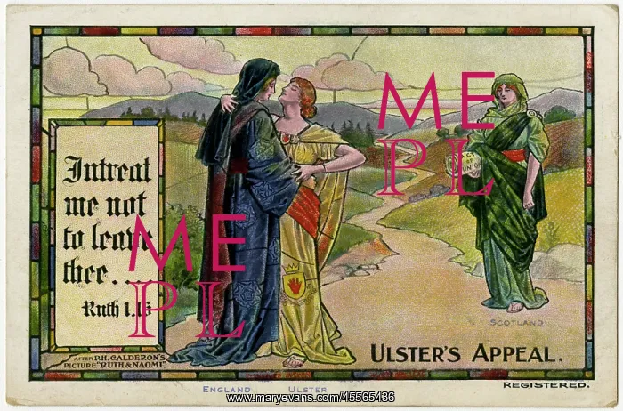 : Ulster's Appeal - Unionist postcard : Ulster's Appeal - Unionist postcard