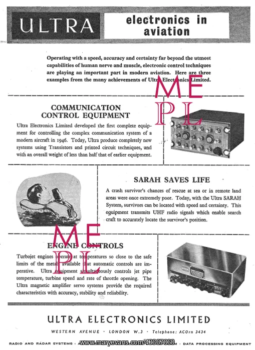 : Ultra Electronics - Ultra SARAH UHF Emergency Locator System : Ultra Electronics - Ultra SARAH UHF Emergency Locator System