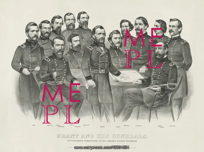 : Ulysses S. Grant and his Generals, circa 1865 : Ulysses S. Grant and his Generals, circa 1865