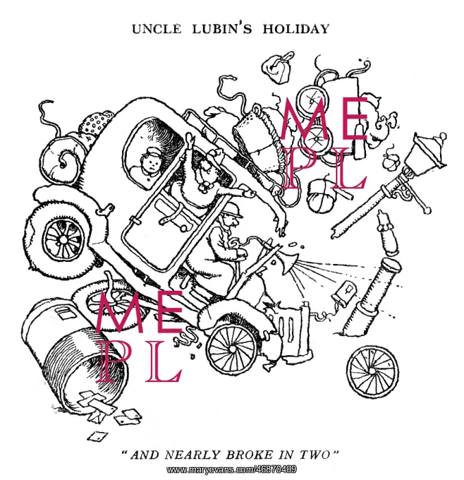 : Uncle Lubin, illustration by William Heath Robinson : Uncle Lubin, illustration by William Heath Robinson