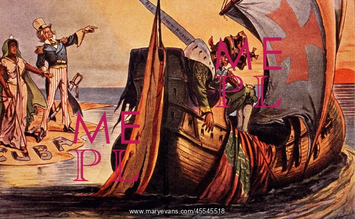 : Uncle Sam Bids Goodbye to Spain : Uncle Sam Bids Goodbye to Spain