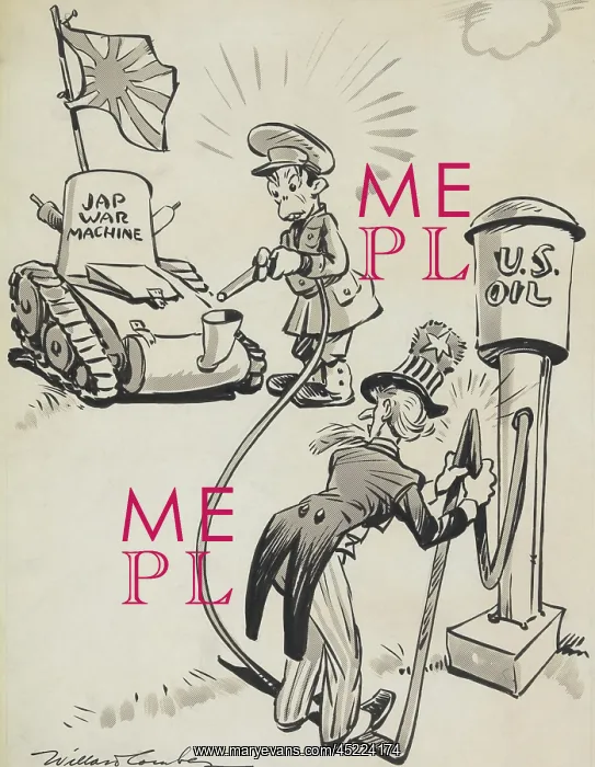  : Uncle Sam blocking the flow of an oil pump ?