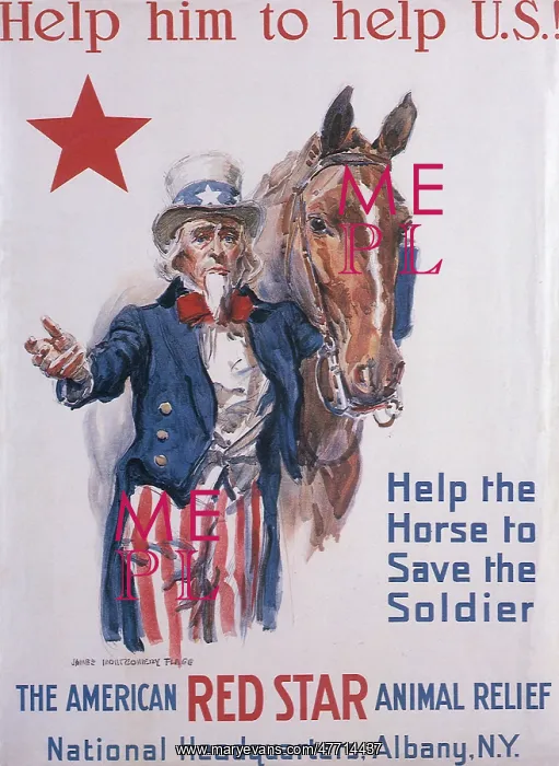 : Uncle Sam and Horse : Uncle Sam and Horse