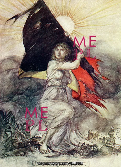 : Unconquerable by Arthur Rackham - Defiant Belgium : Unconquerable by Arthur Rackham - Defiant Belgium