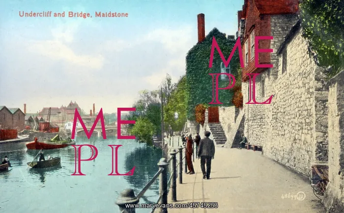 : Undercliff and Bridge, Maidstone, Kent : Undercliff and Bridge, Maidstone, Kent