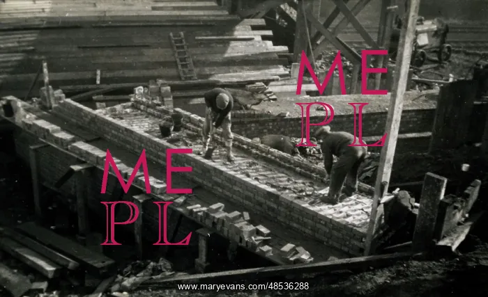 : Underground Railway Construction, Leytonstone, London : Underground Railway Construction, Leytonstone, London