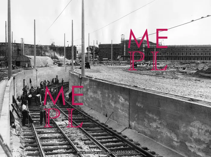 : Underground railway in Nuremberg, 1938 : Underground railway in Nuremberg, 1938