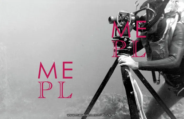 : Underwater theodolite off the coast of Malta : Underwater theodolite off the coast of Malta