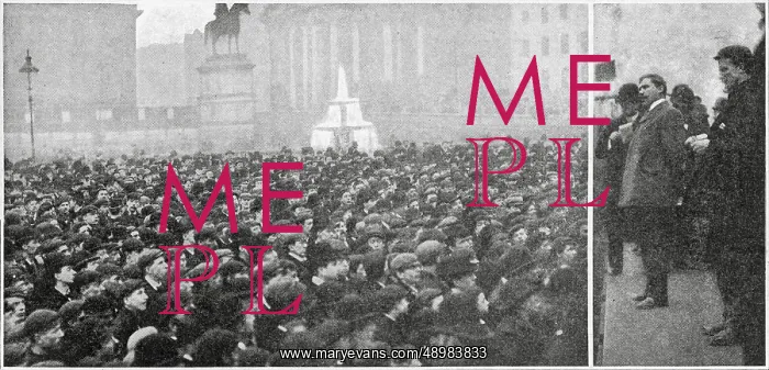 : Unemployed Demonstration Trafalgar Square 1903 : Unemployed Demonstration Trafalgar Square 1903