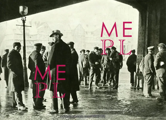 : Unemployed dock workers in Hamburg, 1934 : Unemployed dock workers in Hamburg, 1934