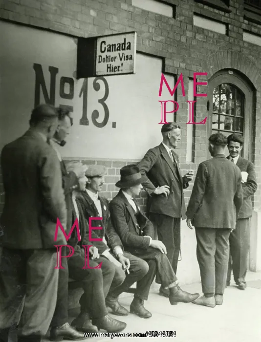 : Unemployed as an emigrant to Canada, 1930 : Unemployed as an emigrant to Canada, 1930