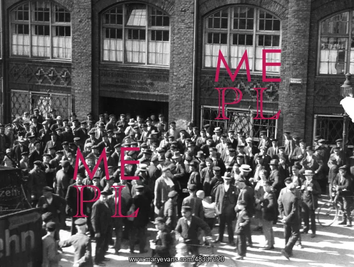 : Unemployed in front of the employment agency : Unemployed in front of the employment agency