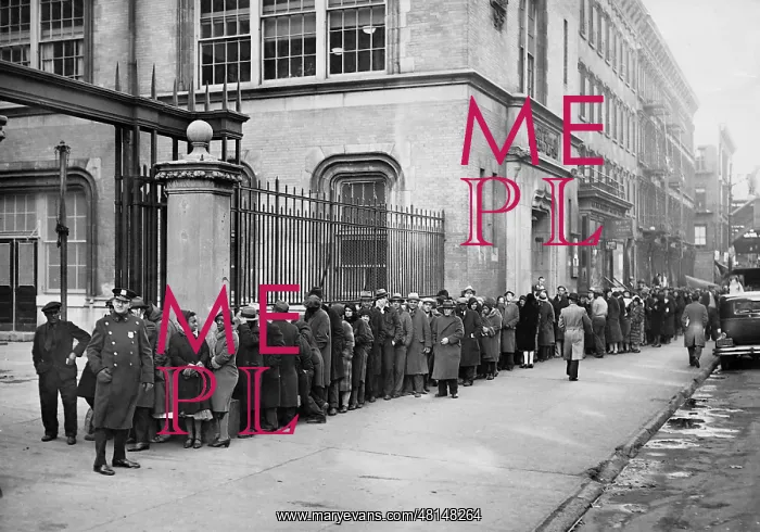 : Unemployed in New York during the Great Depression, 1932 : Unemployed in New York during the Great Depression, 1932