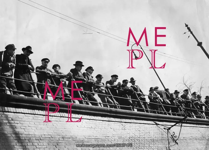: Unemployed at the quayside in Hamburg, 1932 : Unemployed at the quayside in Hamburg, 1932